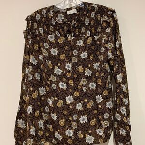 Lucky Brand Long sleeves floral print Shirt no tag